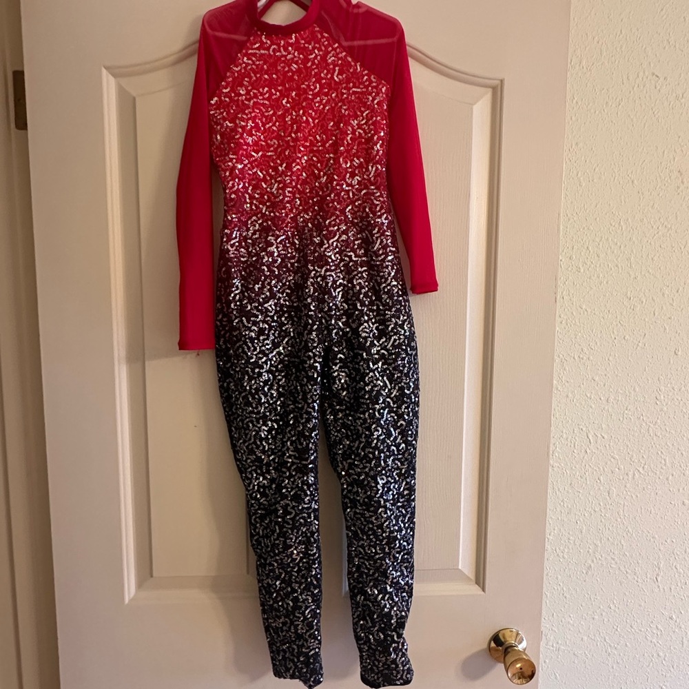 Weissman Red and Black Kids Bodysuit